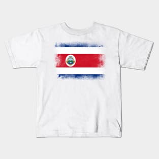 Costa Rica Flag Kids T-Shirt